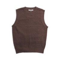【ラスト1点】PARANOID / KNIT VEST / BROWN