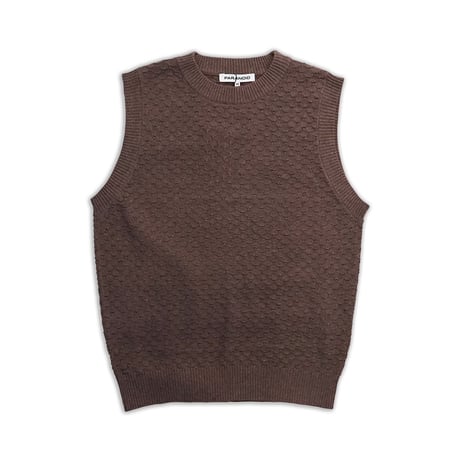 【ラスト1点】PARANOID / KNIT VEST / BROWN