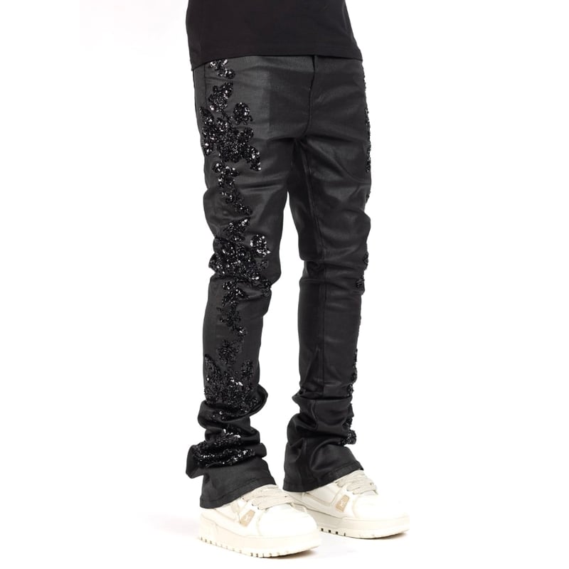 【GUAPI】フレンチローズワックスエンべリッシュデニム ※新品未使用 GUAPI DENIM PANT デニムパンツ (GUAPI/デニム・ジーパン