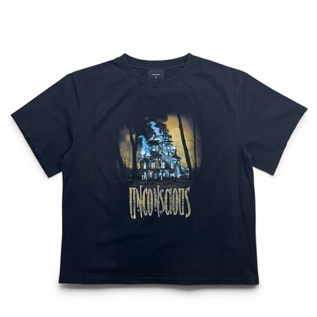 【ラスト1点】unconscious / BURNING HOUSE T-SHIRT / FADED NIGHT BLACK