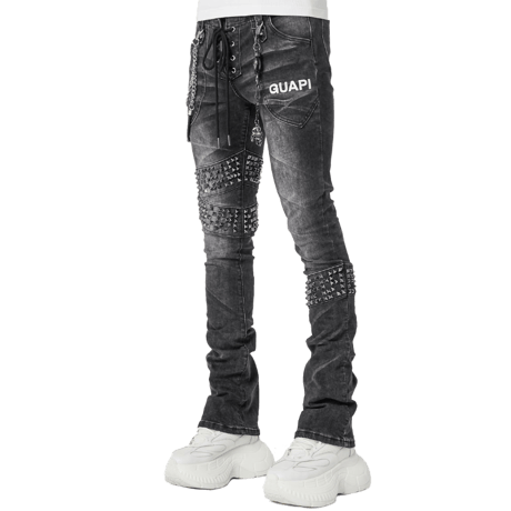 【ラスト1点】GUAPI / Obsidian Black Warpath Denim