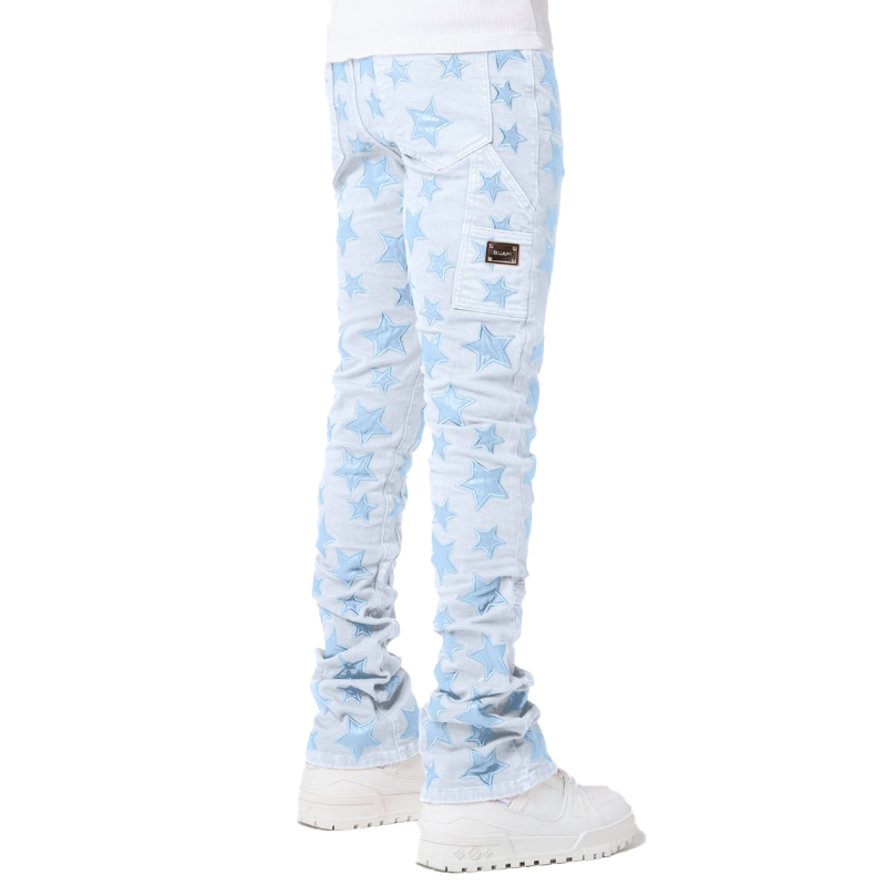 ぐあぴ GUAPI / AQUA BLUE STARS DENIM | PLUG