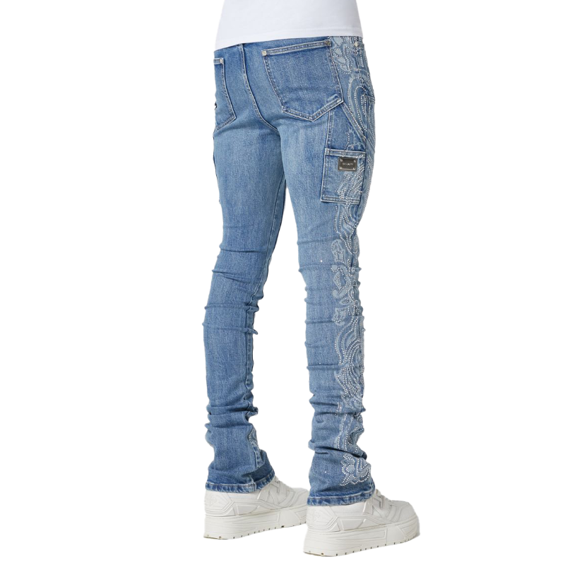 ラスト1点】GUAPI / VINTAGE BLUE PAISLEY DENIM | PLUG