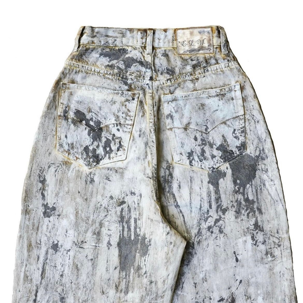 ETERNAL LOVE / PAINTED BAGGY DENIM