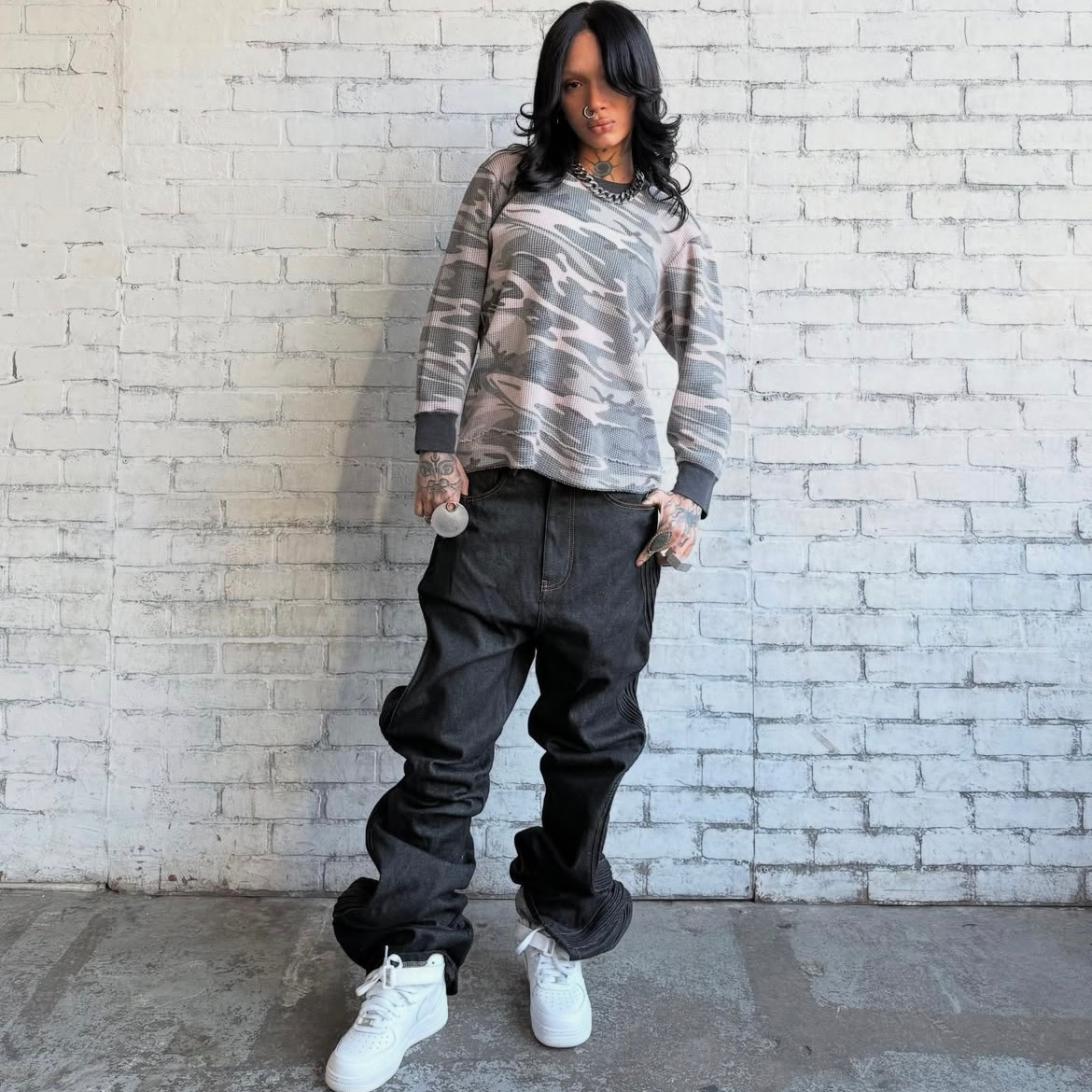 XWORE / RAW WAVED DENIM PANTS | PLUG