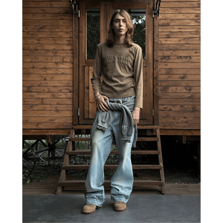 【ラスト1点】 MADFRENZY / BOOTCUT JEANS / BLUE