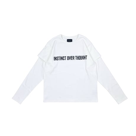 unconscious / 3-Layer Rib LS / Cloud White