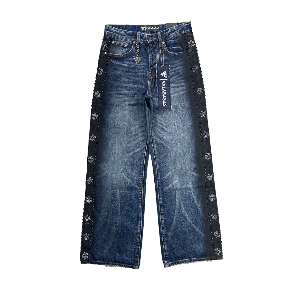 VALABASAS デニム ラスト1点】VALABASAS / SUMI BAGGY / DK BLUE BLACK |