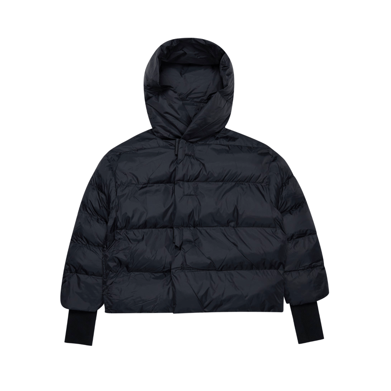 ラスト1点】VALABASAS / SOLID BLACK PUFFER JACKET |
