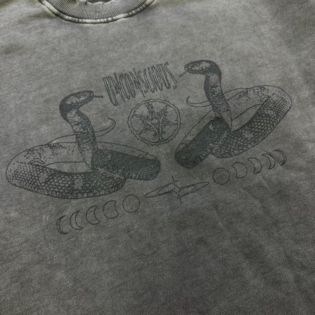 unconscious / Ashen Edge sweatshirt "Snakes" / Gray