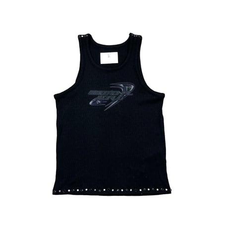 EMOTIONAL WORLD / Logo Tank Top /Black