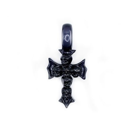 EL Jewlry / SIXXX CROSS PENDANT & EL CHAIN / BLACK