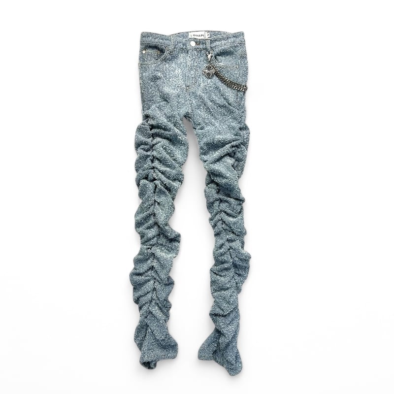 ラスト1点】GUAPI / Sky Blue Super Stacked Denim | PLUG 