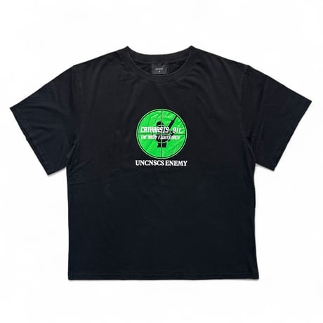 unconscious / TARGETED ENEMY T-SHIRT / FADED NIGHT BLACK