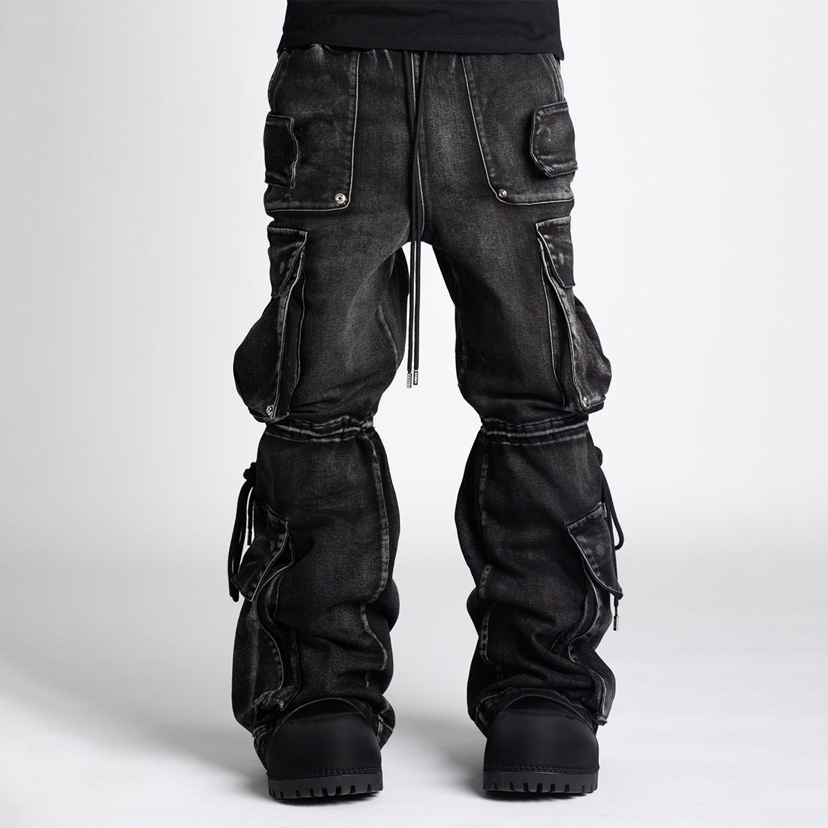 GUAPI / IRON GRAY CARGO DENIM | PLUG