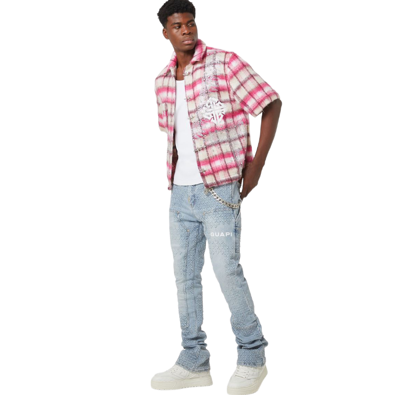 GUAPI / Aqua Blue Steel Plate Carpenter Denim |