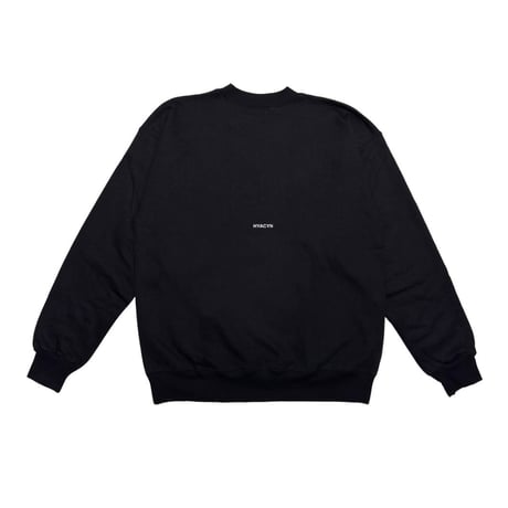 【ラスト1点】HYACYN / CREW NECK NULLÖSUNG / BLACK