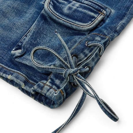 【ラスト1点】VALABASAS / TROOPER BAGGY DENIM JEAN / BLUE WASH