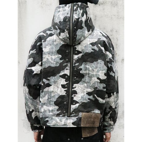 Thought We Friends / Evren Zip-Up Jacket With Hood / MULTI