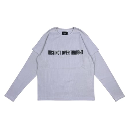 unconscious / 3-Layer Rib LS / ICE Gray