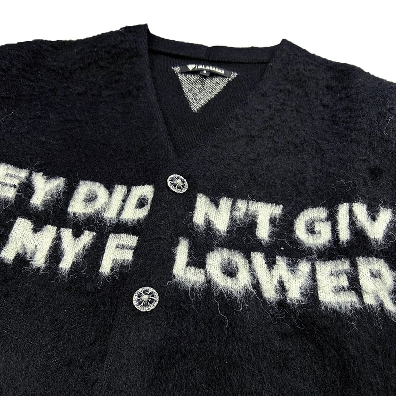 VALABASAS / GARDEN MOHAIR SWEATER / BLACK | PLUG