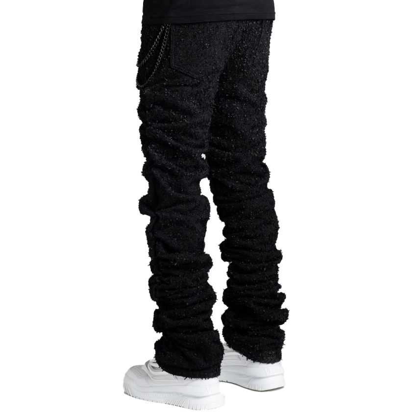 パンツ GUAPI ALL BLACK SUPER STACKED DENIM ALL BLACK SUPER STACKED DENIM -BLACK- | WALKIN STORE WEB SHOP
