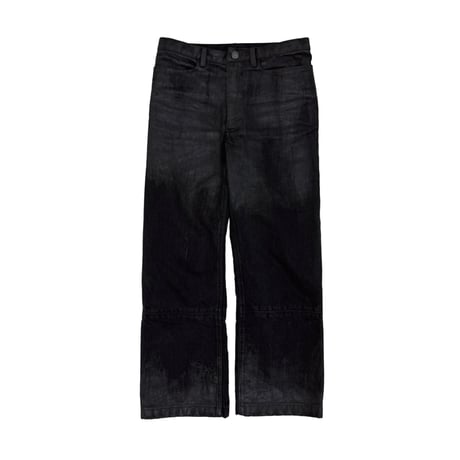 HYACYN / Etteragic Pants Black Denim Washed Waxed