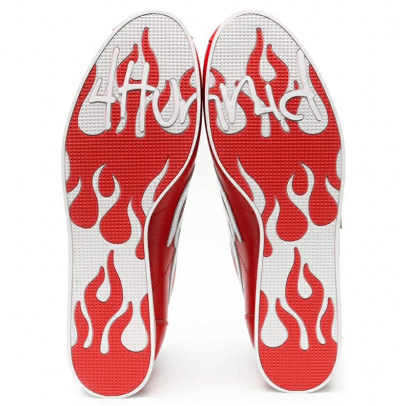 4HUNNID THE FLAME BLOCK RUNNER SHOES