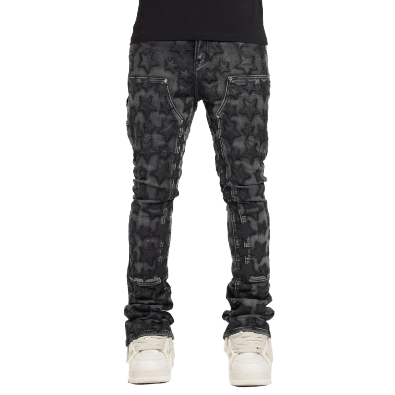 GUAPI / OBSIDIAN BLACK STARS DENIM | PLUG