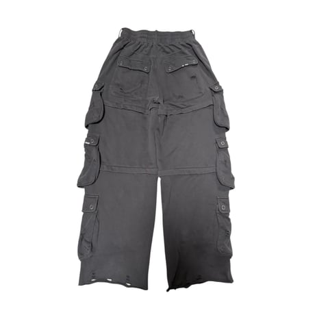 LOIN ARMIS / 3WAY MANY POCKET CARGO SWEAT PANTS