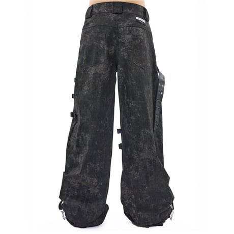 EMOTIONAL WORLD / BELTED COMBAT JEANS / CAMO