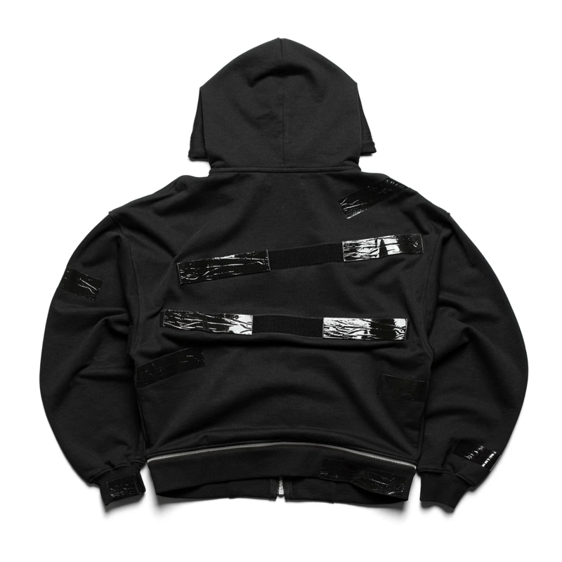 RACER WORLDWIDE×BARRAGAN / TAPE ZIPPED HOODIE