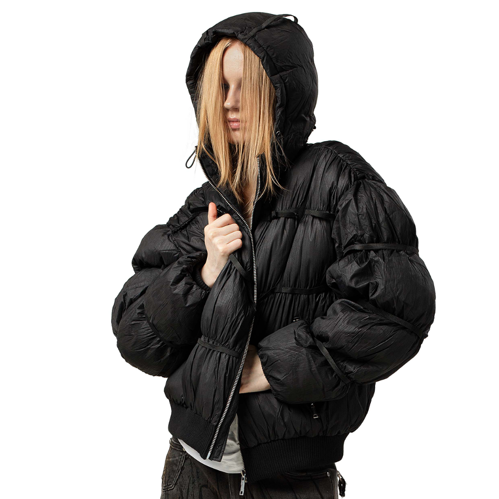 RACER WORLD WIDE / PUFFER JACKET X / BLACK | PLUG