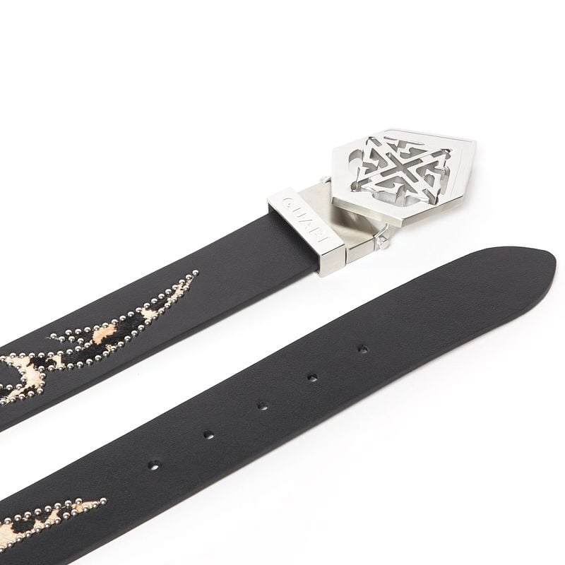 【GUAPI】LEATHER EMBLEM BELT Gold Emblem Belt – GUAPI CLOTHING FZ-LLC