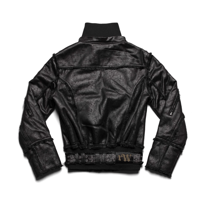 RACER WORLD WIDE / SHEEPSKIN JACKET / BLACK | PLUG