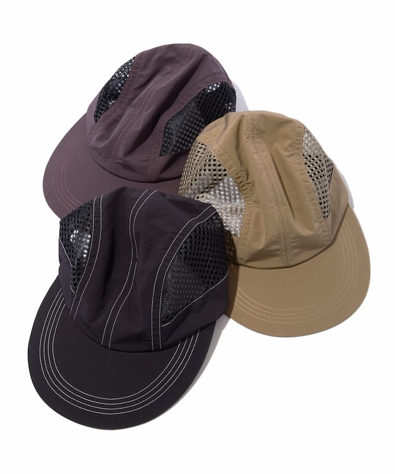 Side Mesh Long Bill Cap (Black) | PURRBS Online