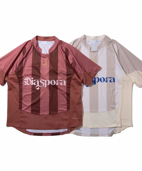 Striped Training Top (Cream)