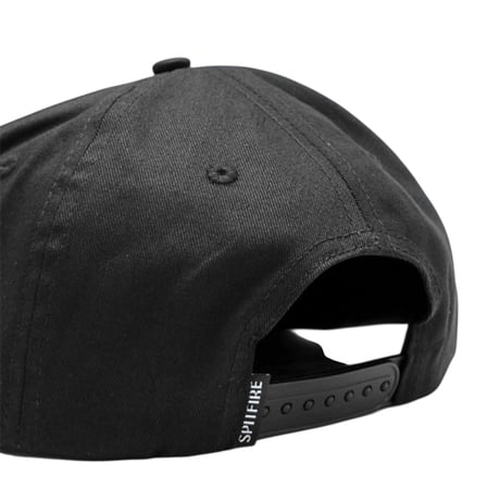 【SPITFIRE】CLASSIC 87 SWRL PATCH CAP (BLACK/BLACK)