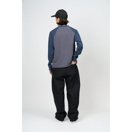 Dry Waffle L/S Top (Navy)