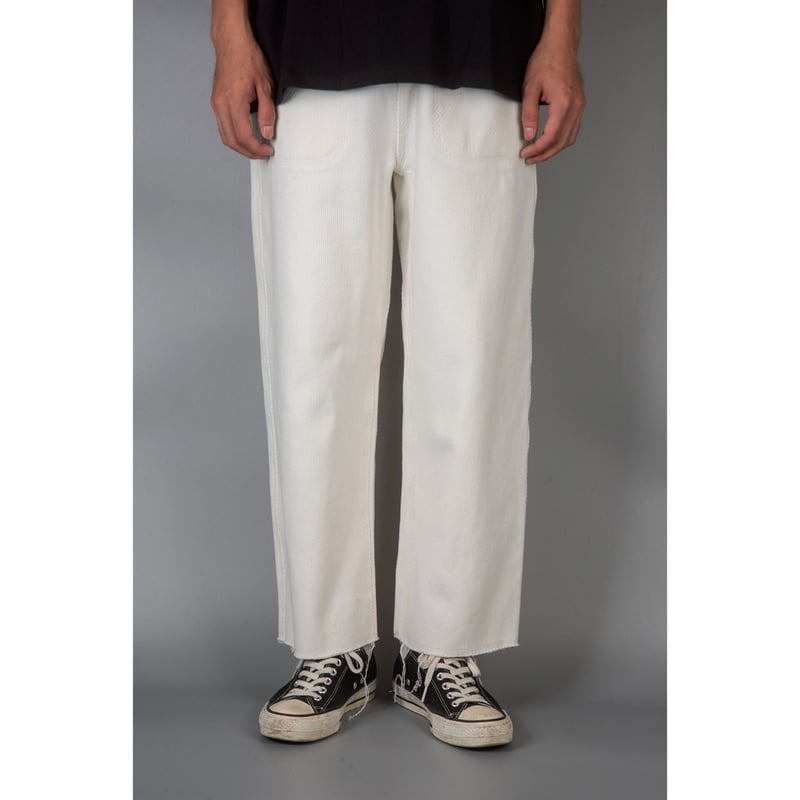 diaspora Gigolo Trousers (White)　パンツカラーホワイト