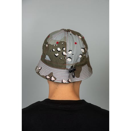 Contrast Bell Hat (Chip Camo)