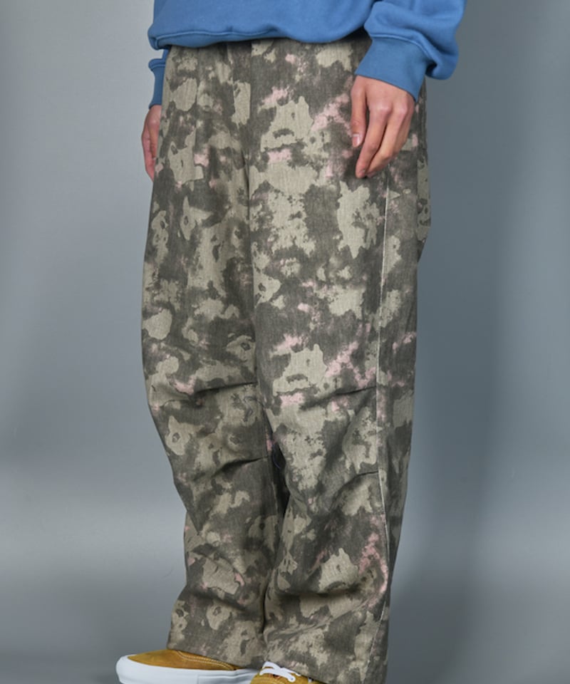 パンツ Vitamin Camo wide trousers SEDAN ALL-PURPOSE / CAMOUFLAGE WIDE EASY PANTS – TOXGO