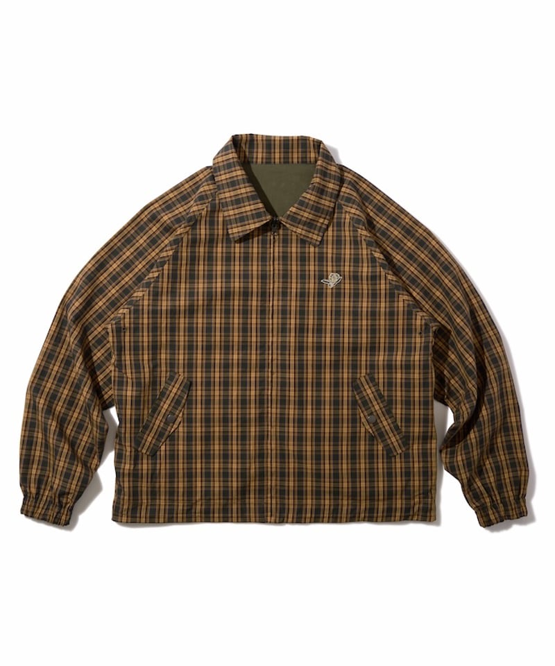 Utility Harrington Jacket (Olive & Plaid) | PUR
