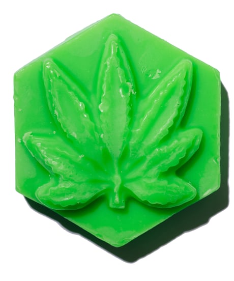 【GANJ WAX】LUMINOUS GREEN SMALL