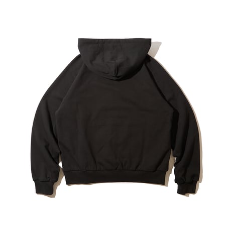 Full Zip Hooded Sweatshirt (Black)