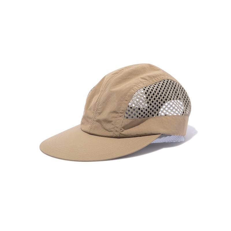 Side Mesh Long Bill Cap (Sand) | PURRBS Online