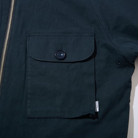 Utility Harrington Jacket (Navy & Gingham)