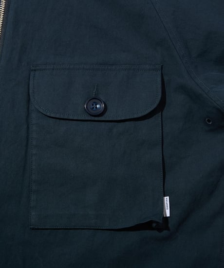 Utility Harrington Jacket (Navy & Gingham)