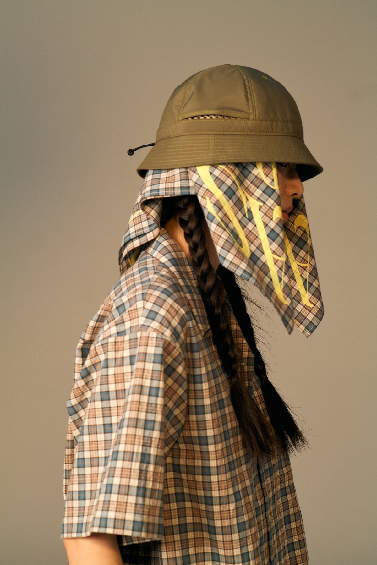 Seersucker Scarf (White) | PURRBS Online Store