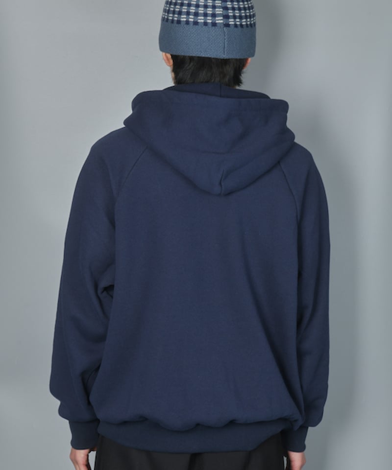 HACHIYARDS ネイビー フルジップフーディ Hayes Full Zip Hooded Sweatshirt (Navy) | Diasp